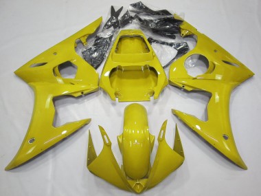 Preisgünstige Yamaha R6 Motorrad Verkleidung 2003-2004 - Glanzendes Gelb