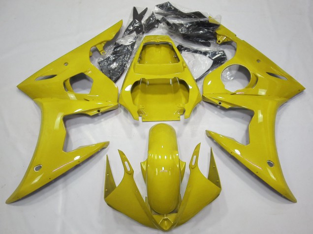 Preisgünstige Yamaha R6 Motorrad Verkleidung 2003-2004 - Glanzendes Gelb