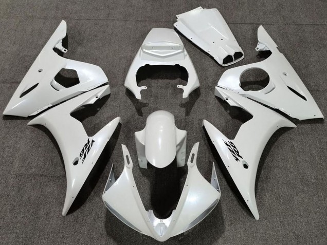 Preisgünstige Yamaha R6 Motorrad Verkleidung 2005 - Perl Weiss