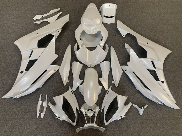 Preisgünstige Yamaha R6 Motorrad Verkleidung 2006-2007 - Perl Weiss