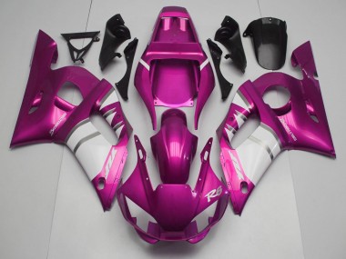 Preisgünstige Yamaha R6 Motorrad Verkleidung 1998-2002 - Rosa Weiss