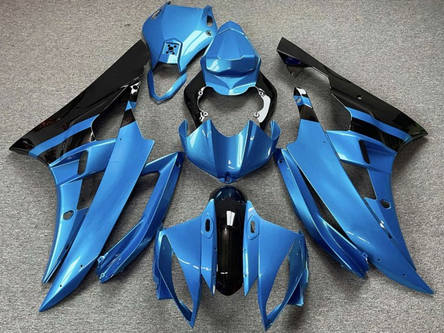 Preisgünstige Yamaha R6 Motorrad Verkleidung 2006-2007 - Weiss Blau Rot Grun Dunlop Wudy Michelin Motul