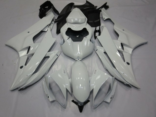 Preisgünstige Yamaha R6 Motorrad Verkleidung 2006-2007 - Glanzendes Weiss
