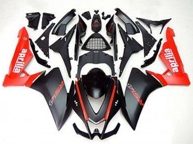 Preisgünstige Aprilia RS4 125 Motorrad Verkleidung 2012-2018 - Rot Matt Schwarz