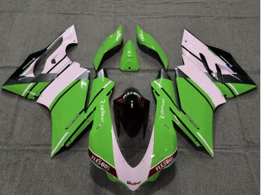 Preisgünstige Ducati 959 1299 Motorrad Verkleidung 2015-2020 - Weiss Grun Glanzendes Schwarz Unibat Flex-Box OEM Stil