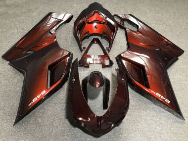 Preisgünstige Ducati 848 Motorrad Verkleidung 2007-2014 - Rot