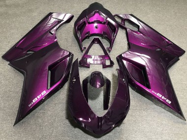 Preisgünstige Ducati 848 Motorrad Verkleidung 2007-2014 - Lila