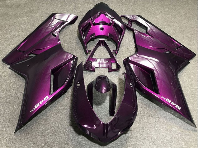 Preisgünstige Ducati 848 Motorrad Verkleidung 2007-2014 - Lila
