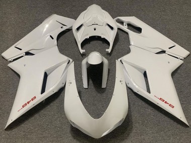 Preisgünstige Ducati 848 Motorrad Verkleidung 2007-2014 - Perl Weiss