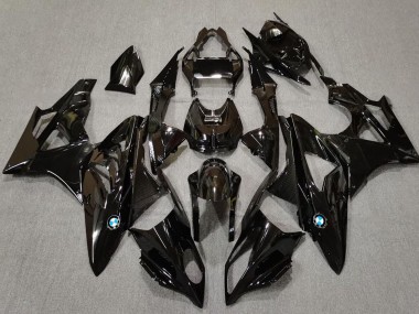 Preisgünstige BMW S1000RR Motorrad Verkleidung 2009-2014 - Glanzendes Schwarz