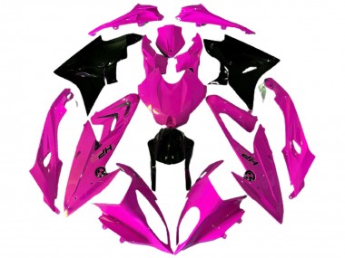 Preisgünstige BMW S1000RR Motorrad Verkleidung 2009-2014 - Rosa Glanzendes Schwarz HP