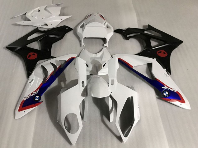 Preisgünstige BMW S1000RR Motorrad Verkleidung 2015-2016 - Weiss Rot Blau Matt Schwarz