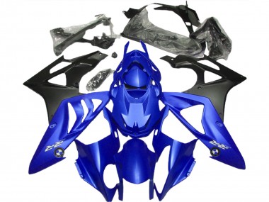 Preisgünstige BMW S1000RR Motorrad Verkleidung 2009-2014 - Blau Matt Schwarz