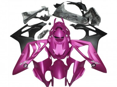 Preisgünstige BMW S1000RR Motorrad Verkleidung 2009-2014 - Rosa Matt Schwarz