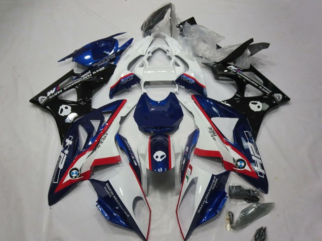 Preisgünstige BMW S1000RR Motorrad Verkleidung 2009-2014 - Weiss Rot Blau Schwarz HP