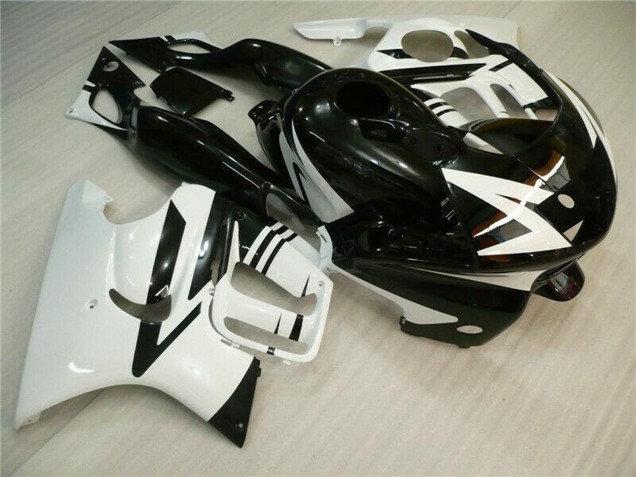 Preisgünstige Honda CBR600 F3 Motorrad Verkleidung 1995-1996 - Weiss Glanzendes Schwarz