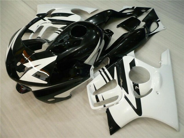 Preisgünstige Honda CBR600 F3 Motorrad Verkleidung 1995-1996 - Weiss Glanzendes Schwarz