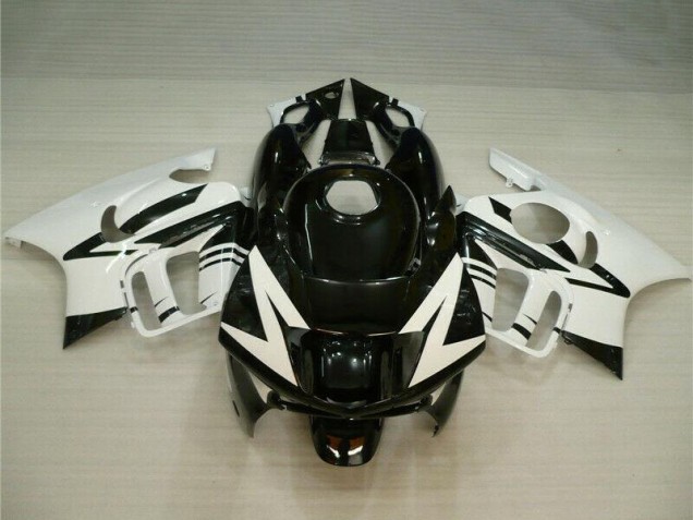 Preisgünstige Honda CBR600 F3 Motorrad Verkleidung 1995-1996 - Weiss Glanzendes Schwarz