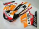 Preisgünstige Honda CBR600 F3 Motorrad Verkleidung 1995-1996 - Orange Weiss Rot Glanzendes Schwarz Repsol