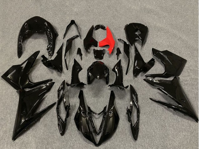Preisgünstige Triumph Daytona 675 Motorrad Verkleidung 2013-2016 - Glanzendes Schwarz