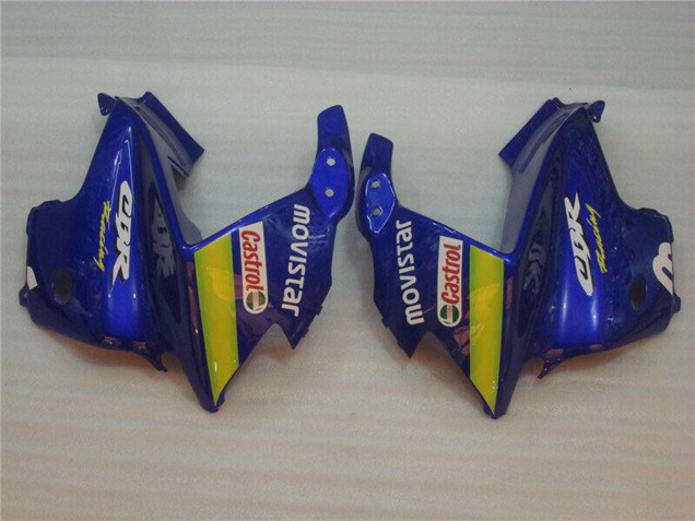Preisgünstige Honda CBR600 F3 Motorrad Verkleidung 1995-1996 - Blau Grun Gelb MoviStar Rot Castrol