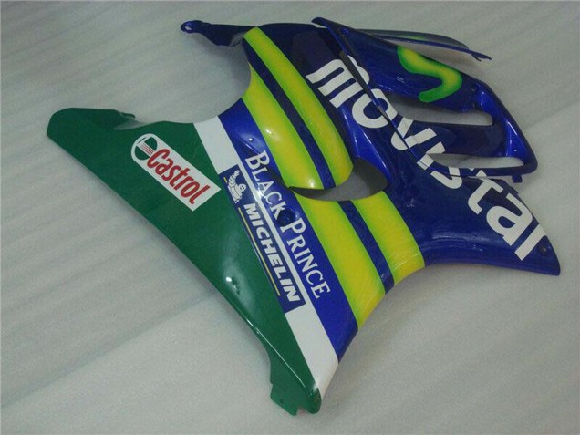 Preisgünstige Honda CBR600 F3 Motorrad Verkleidung 1995-1996 - Blau Grun Gelb MoviStar Rot Castrol