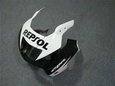Preisgünstige Honda CBR600 F3 Motorrad Verkleidung 1997-1998 - Weiss Glanzendes Schwarz Repsol
