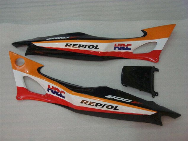 Preisgünstige Honda CBR600 F3 Motorrad Verkleidung 1995-1996 - Orange Weiss Rot Glanzendes Schwarz Repsol