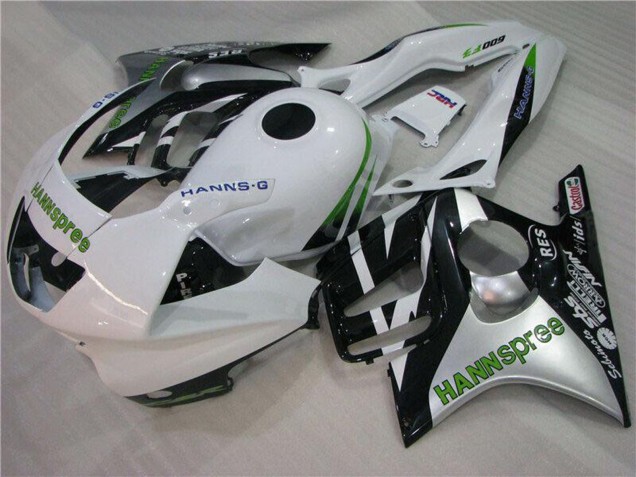 Preisgünstige Honda CBR600 F3 Motorrad Verkleidung 1995-1996 - Weiss Silber Grun Hannspree
