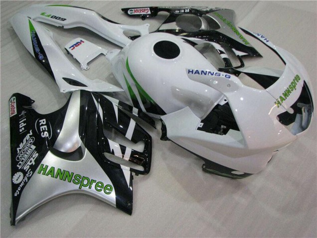Preisgünstige Honda CBR600 F3 Motorrad Verkleidung 1995-1996 - Weiss Silber Grun Hannspree