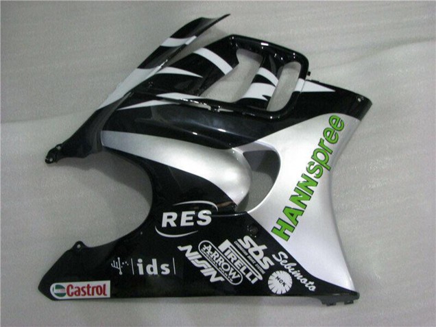 Preisgünstige Honda CBR600 F3 Motorrad Verkleidung 1995-1996 - Weiss Silber Grun Hannspree