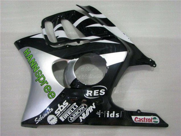 Preisgünstige Honda CBR600 F3 Motorrad Verkleidung 1995-1996 - Weiss Silber Grun Hannspree