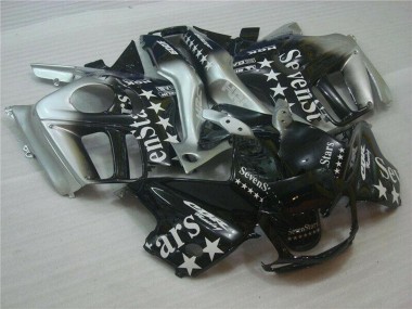 Preisgünstige Honda CBR600 F3 Motorrad Verkleidung 1995-1996 - Silber Glanzendes Schwarz SevenStars