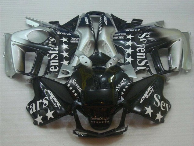 Preisgünstige Honda CBR600 F3 Motorrad Verkleidung 1995-1996 - Silber Glanzendes Schwarz SevenStars