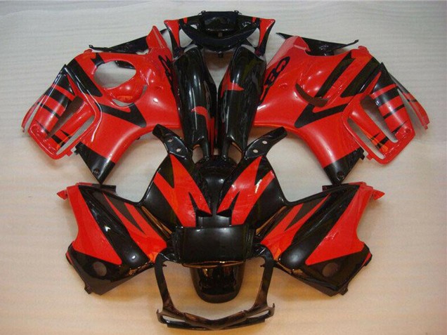 Preisgünstige Honda CBR600 F3 Motorrad Verkleidung 1995-1996 - Rot Glanzendes Schwarz
