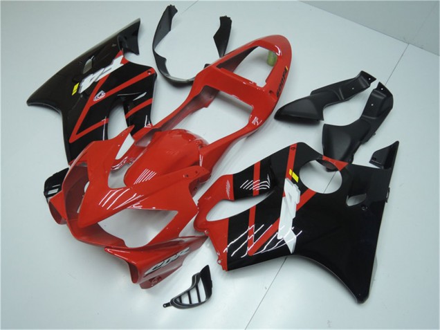 Preisgünstige Honda CBR600 F4i Motorrad Verkleidung 2001-2003 - Rot Glanzendes Schwarz