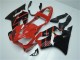Preisgünstige Honda CBR600 F4i Motorrad Verkleidung 2001-2003 - Rot Glanzendes Schwarz