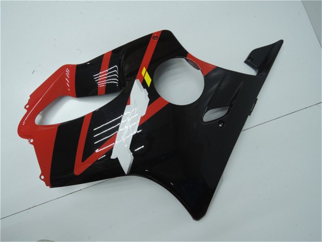 Preisgünstige Honda CBR600 F4i Motorrad Verkleidung 2001-2003 - Rot Glanzendes Schwarz