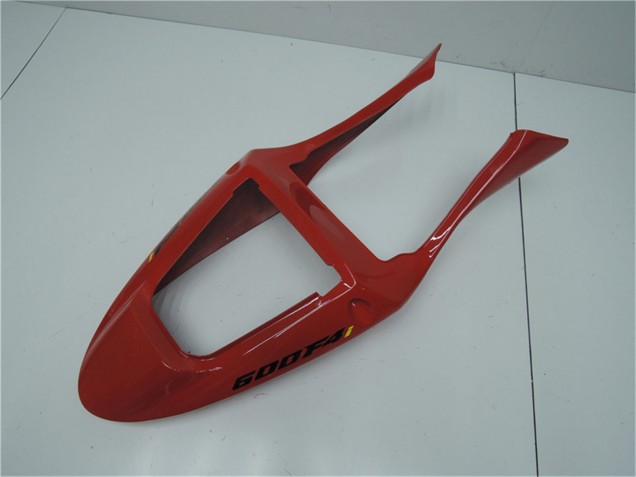 Preisgünstige Honda CBR600 F4i Motorrad Verkleidung 2001-2003 - Rot Glanzendes Schwarz