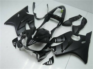 Preisgünstige Honda CBR600 F4i Motorrad Verkleidung 2001-2003 - Glanzendes Schwarz Matt Schwarz