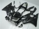 Preisgünstige Honda CBR600 F4i Motorrad Verkleidung 2001-2003 - Glanzendes Schwarz Matt Schwarz