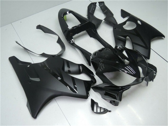 Preisgünstige Honda CBR600 F4i Motorrad Verkleidung 2001-2003 - Glanzendes Schwarz Matt Schwarz