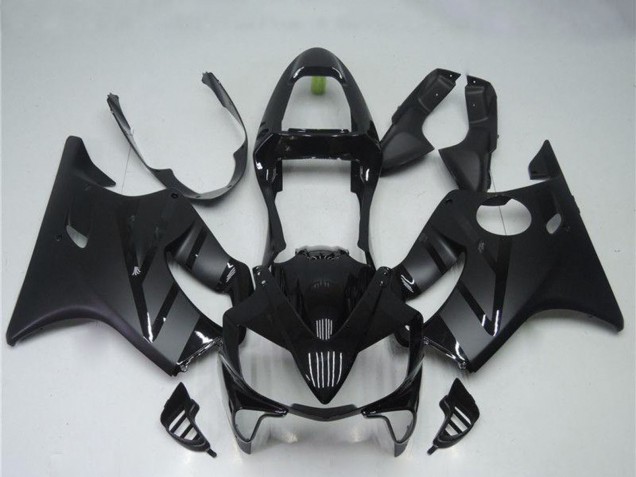 Preisgünstige Honda CBR600 F4i Motorrad Verkleidung 2001-2003 - Glanzendes Schwarz Matt Schwarz