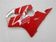 Preisgünstige Honda CBR600 F4i Motorrad Verkleidungen Kit 2001-2003 - Silber Rot