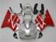Preisgünstige Honda CBR600 F4i Motorrad Verkleidungen Kit 2001-2003 - Silber Rot