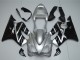 Preisgünstige Honda CBR600 F4i Motorrad Verkleidung 2001-2003 - Silber Glanzendes Schwarz