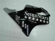 Preisgünstige Honda CBR600 F4i Motorrad Verkleidung 2001-2003 - Glanzendes Schwarz Silber SevenStars