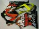 Preisgünstige Honda CBR600 F4i Motorrad Verkleidung 2001-2003 - Gelb Orange Glanzendes Schwarz Rossi 46