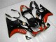 Preisgünstige Honda CBR600 F4i Motorrad Verkleidung Kit 2001-2003 - Rot Glanzendes Schwarz