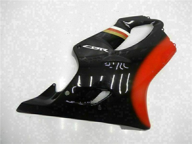 Preisgünstige Honda CBR600 F4i Motorrad Verkleidung Kit 2001-2003 - Rot Glanzendes Schwarz